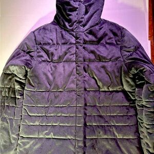 Sofia Vergaro Velveteen Puffer Jacket